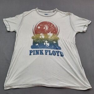 Pink Floyd Dark Side of the Moon Graphic T Shirt Mens Size L Rock Concert Retro